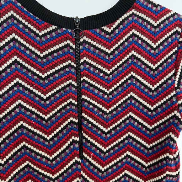 Zara Chevron Patterned Knit Dress - Picture 9 of 15